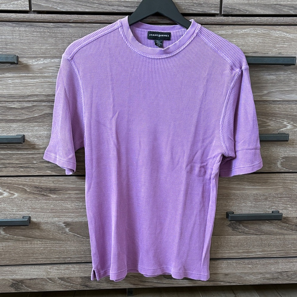 Jhane Barnes Purple Short Sleeve Women's Tee
